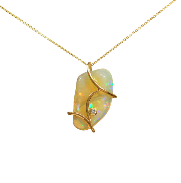 Aurora Opal pendant | Mauri Pioppo Fine Jewelry