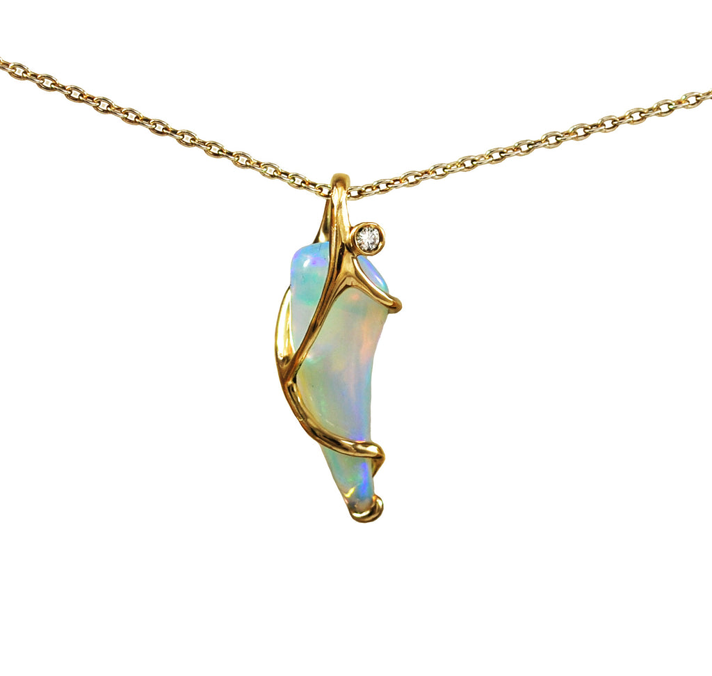 Aurora Opal pendant