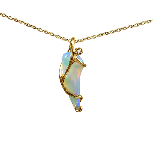 Aurora Opal pendant