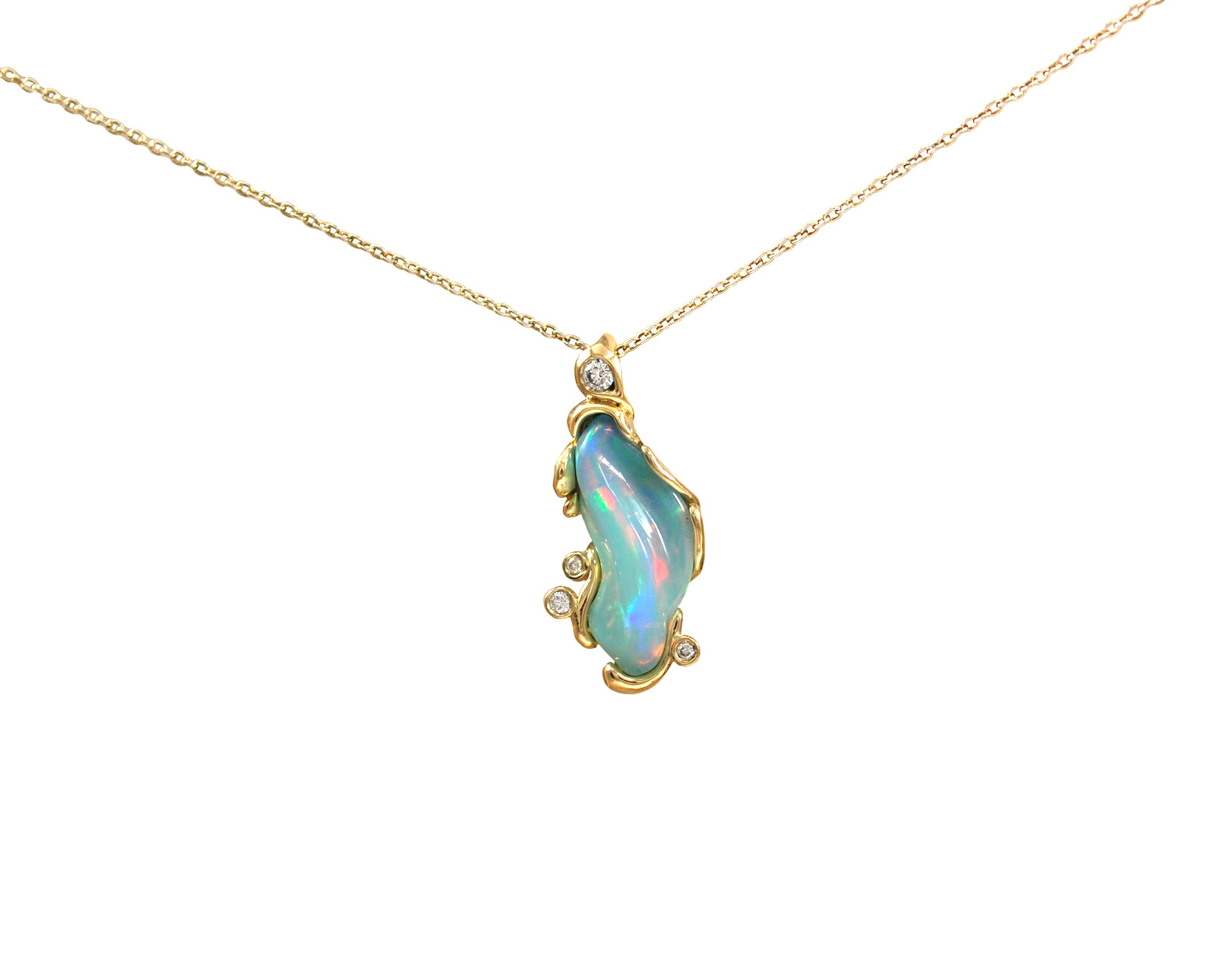 Aurora Opal pendant