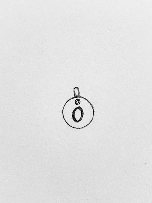 Classic / Quartz Love Letter necklace