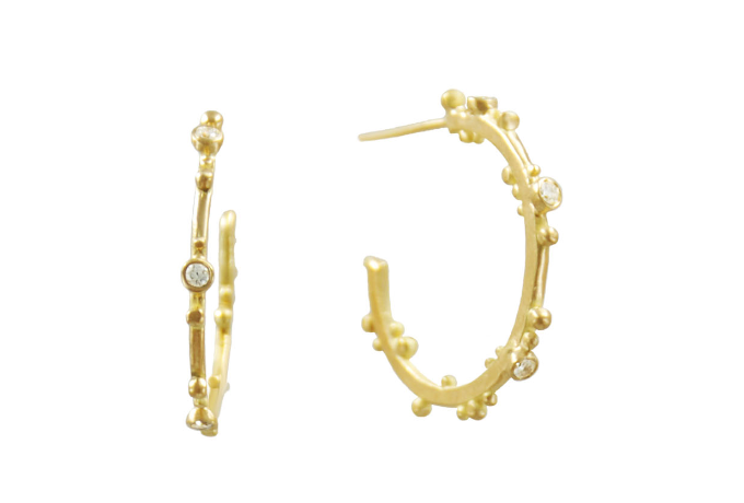 Soleil Demi Hoop/ Small
