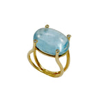 Cosmos Aquamarine Ring