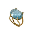 Cosmos Aquamarine Ring