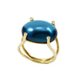 Cosmos London Blue Topaz and Diamond Ring