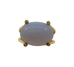 Cosmos Holly Blue Chalcedony and Diamond Ring