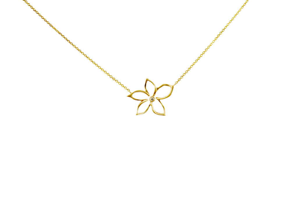 Fleur Gold Necklace