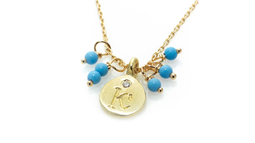 Classic / Turquoise Love Letter necklace