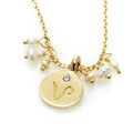 Classic / Pearl Love Letter necklace
