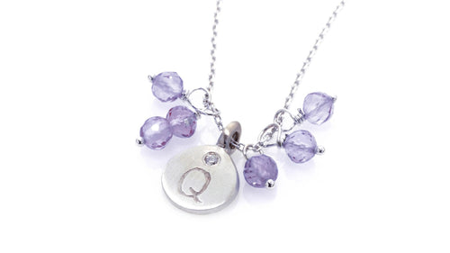 Classic / Amethyst Love Letter necklace