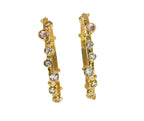 Soleil Morganite Hoop Earrings