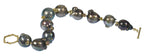 Moorea Black Tahitian Pearl and Diamond Bracelet